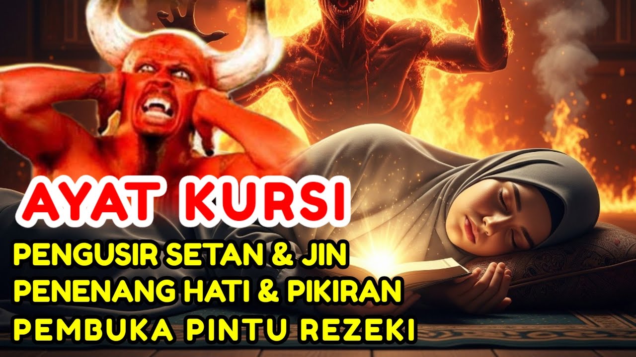ayat kursi merdu pengantar tidur, ayat kursi pengusir setan dan jin