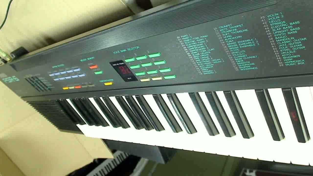 Yamaha PSR-6 (DEMO song in variation) full video