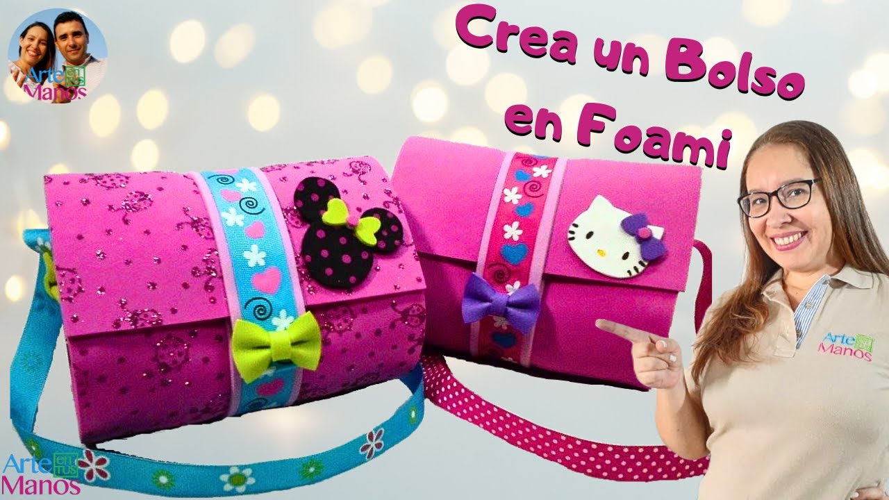 🔴¡Haz un Hermoso BOLSO EN FOAMI para Niñas | DIY Fácil y Moderno | Arte en Tus Manos