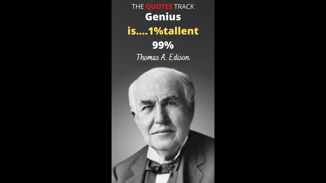 Thomas Edison Quotes#shorts