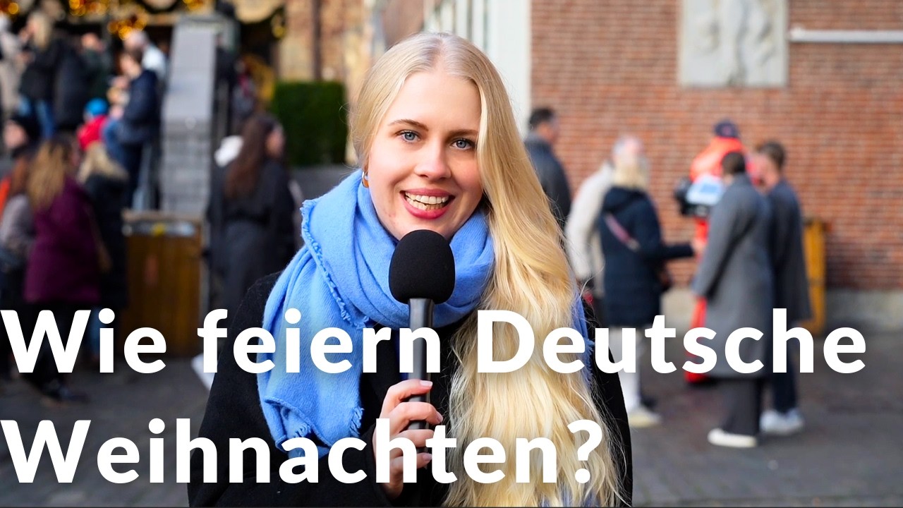 Wie feiern Deutsche WEIHNACHTEN? Teil 1/3🎄 | DEUTSCH im Alltag | WORTSCHATZ B1 B2 C2 C2