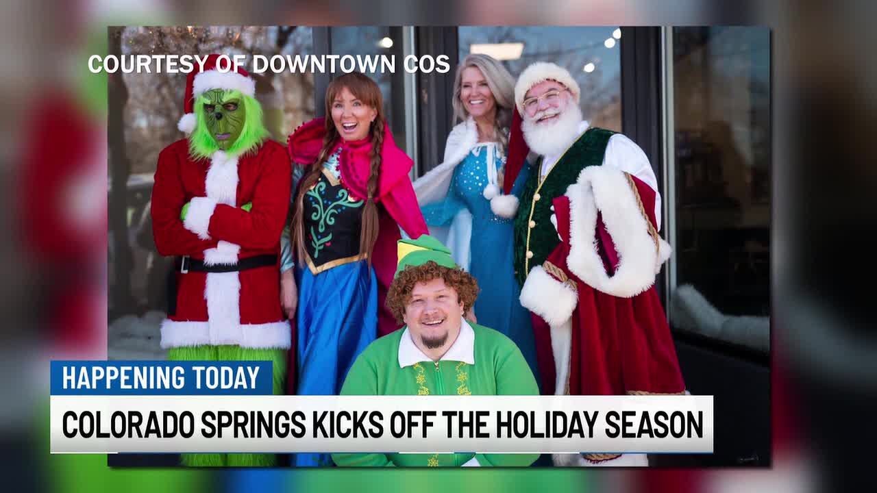 Downtown Colorado Springs kicking off the holiday season