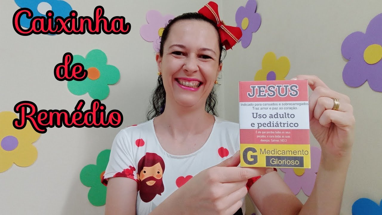 Caixinha de Remédio - Jesus Médico dos Médicos