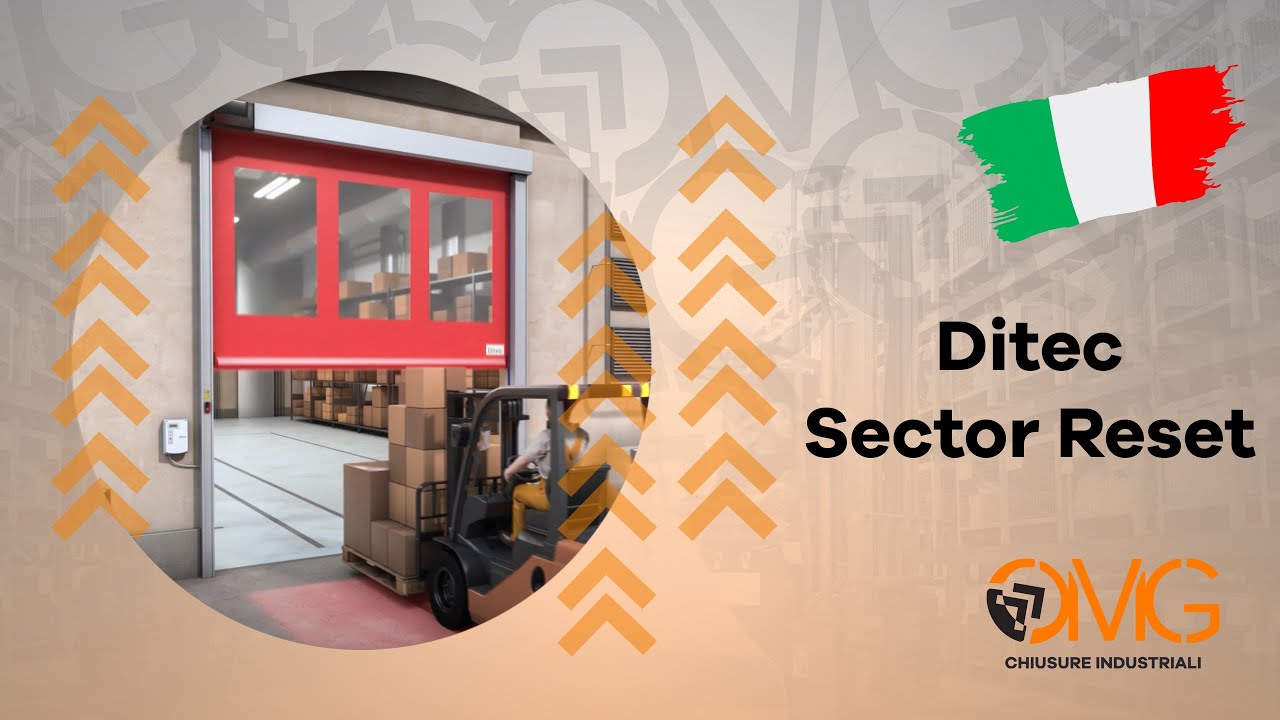 Ditec Sector Reset, la porta rapida per utilizzo intenso