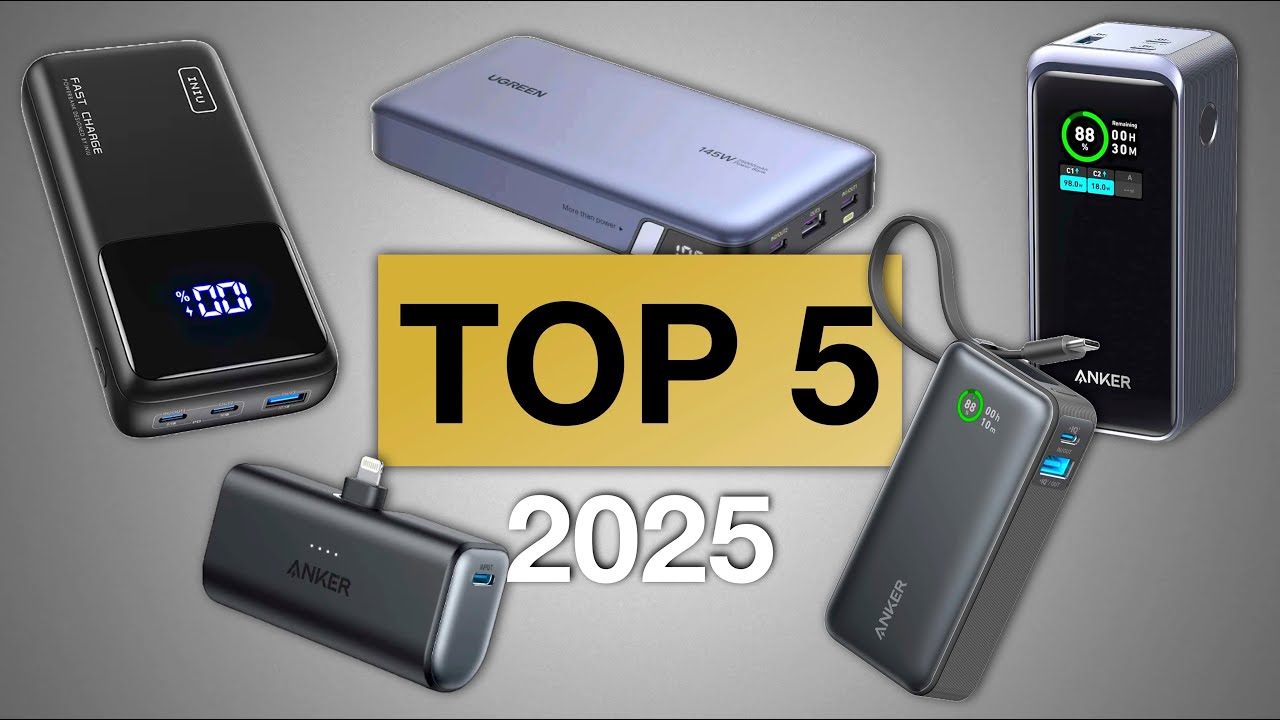 LES MEILLEURES BATTERIES EXTERNES DE 2025 | TOP QUALIT&Eacute; PRIX