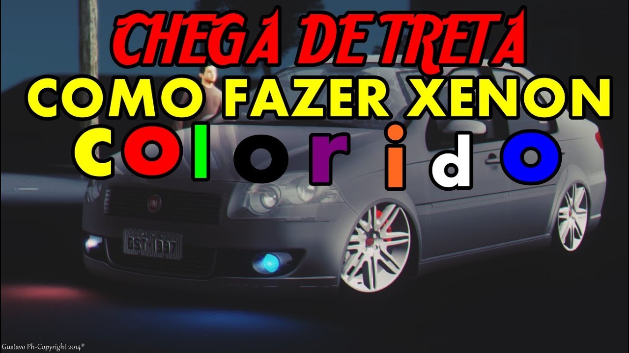 Chega de tretinha de bosta =) Como fazer xenon colorido no ZModeler - Guga's Films #PASS