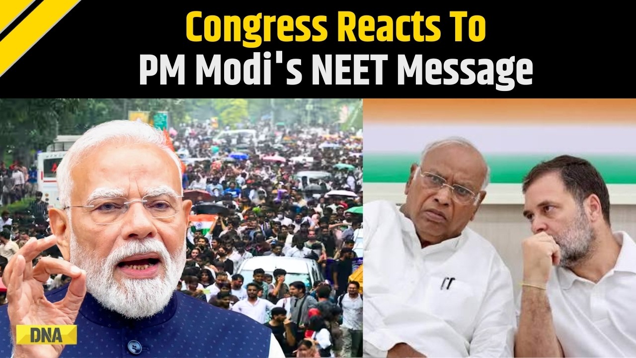 CJP Protest: Congress Slams PM Modi's NEET Paper Leak Post, Questions Intentions