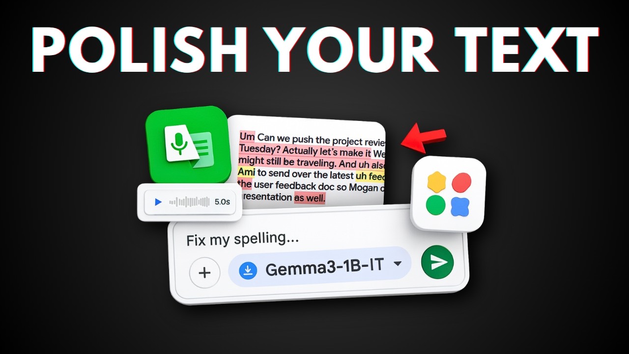 How to Polish Your Transcription Using OFFLINE AI on Your Phone