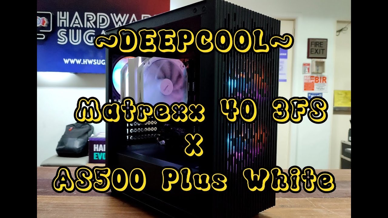 DEEPCOOL Matrexx 40 3FS and AS500 PLUS PC Build (Time-lapse) | PCB-15