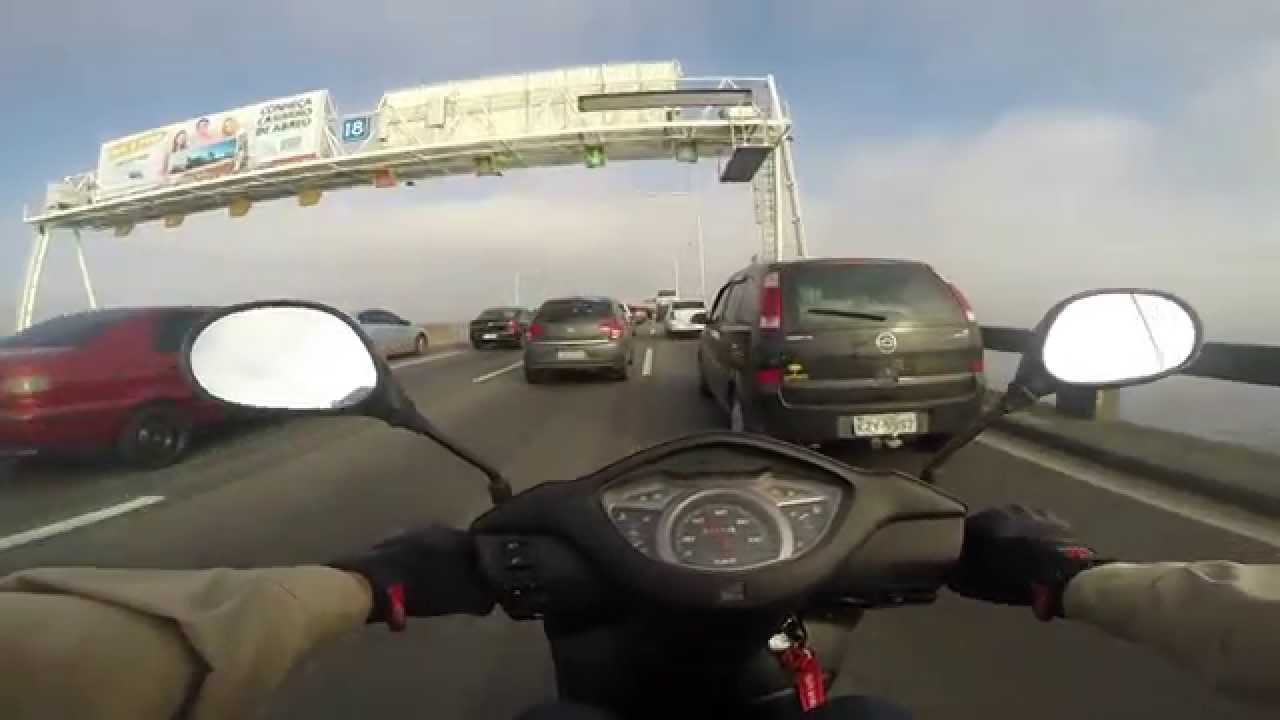 Travessia Ponte Rio-Niterói de Lead 110 (GoPro Hero 3+)