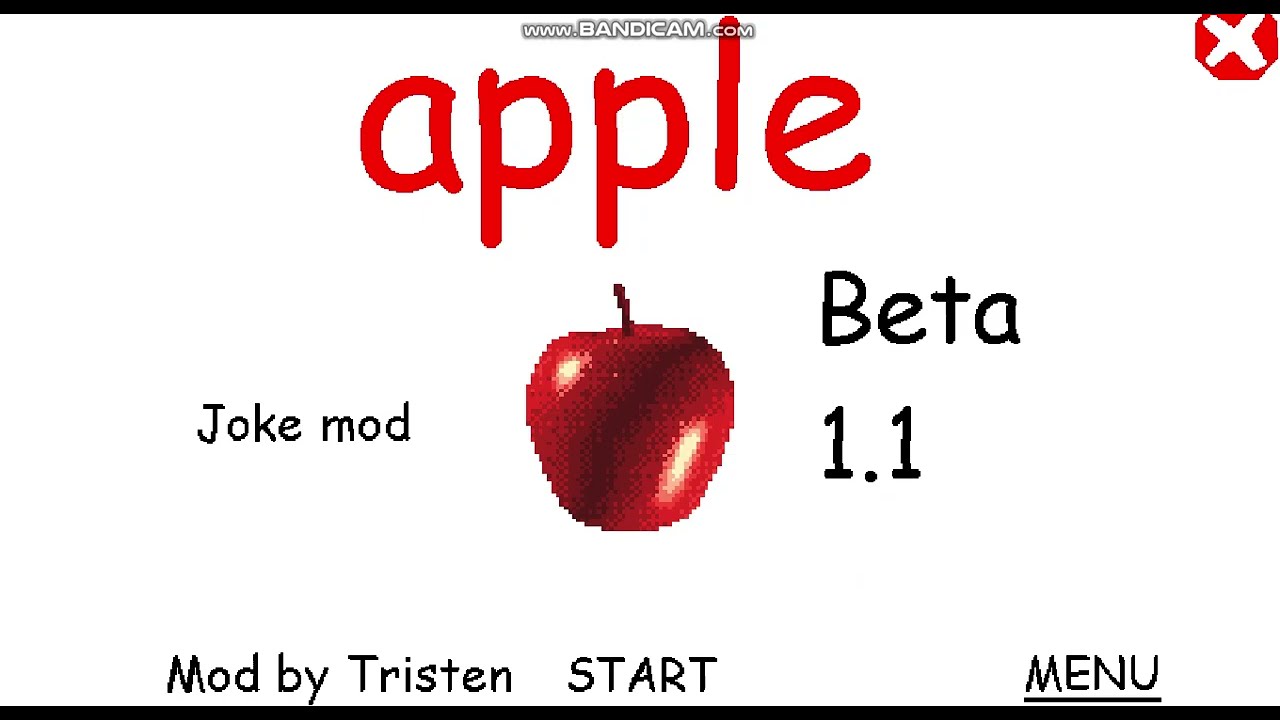 Apple (Baldi's Basics Joke Mod) Gameplay | No Deaths | Secret Ending