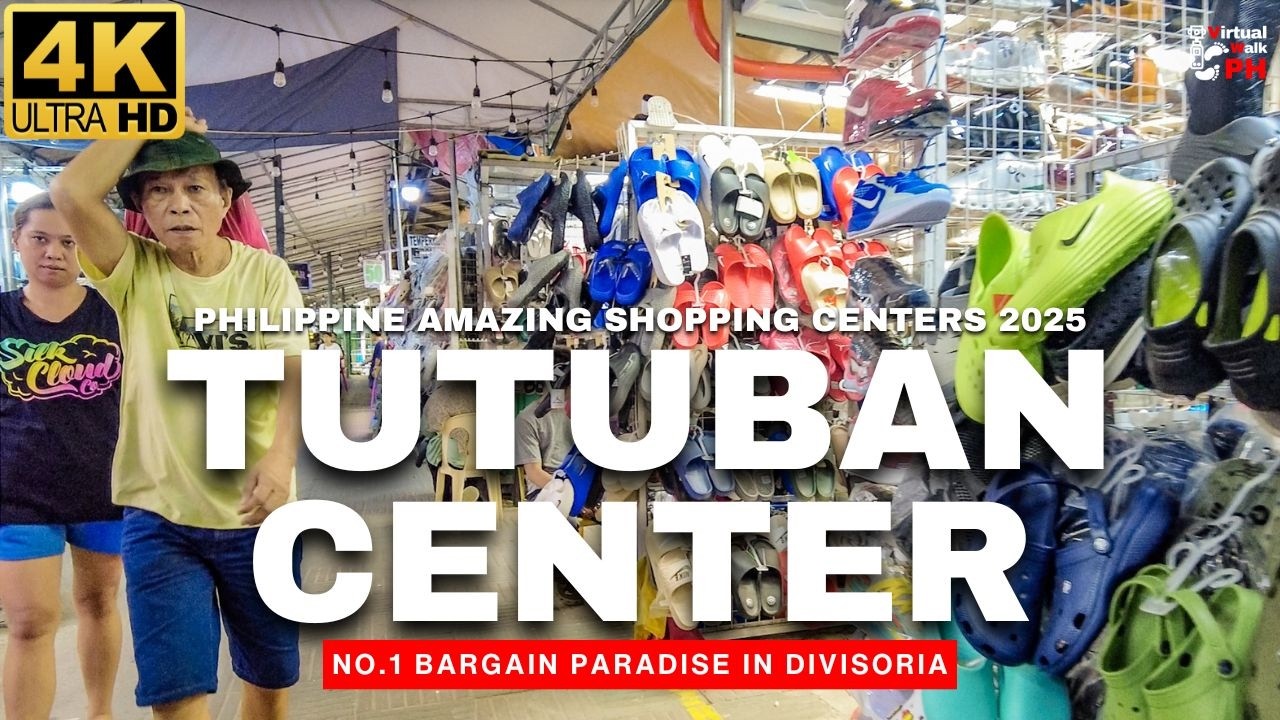 [4K] LEGENDARY Tutuban Center Mall Tour | Manila’s Historic Shopping Landmark (2025)