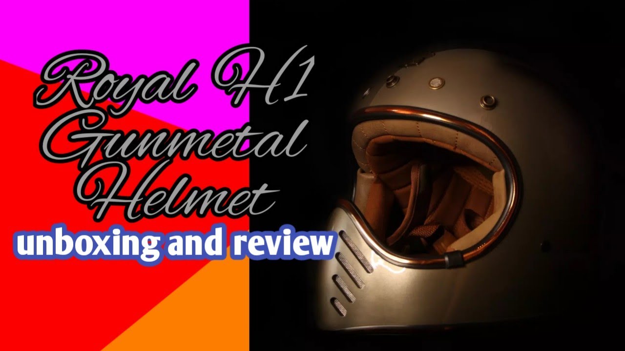 Royal H1 Gunmetal Helmet Unboxing and Review...