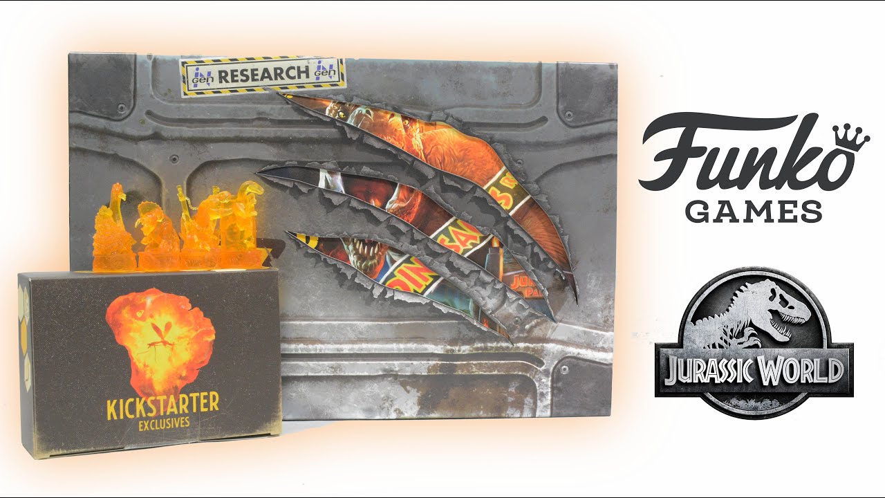 The Legacy Of Isla Nublar Unboxing & REVIEW | Funko Games | Jurassic World