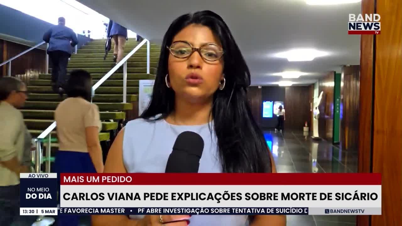 Carlos Viana pede explicações sobre morte de sicário