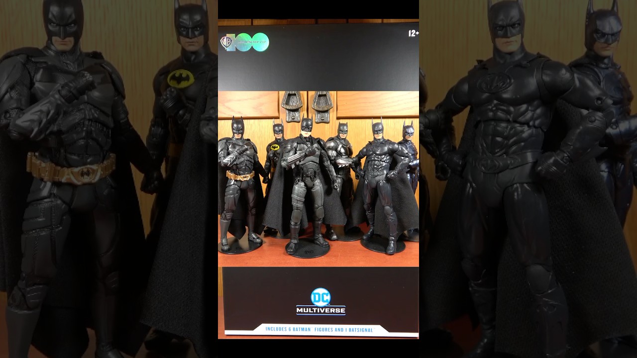McFarlane Toys Batman Movie 6 Pack Review! #shorts #review #batman #thebatman #dc #thedarkknight