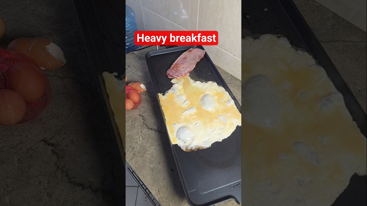 heavy breakfast #food #chilifries #cooking #chilimachine #cookingfood #recipe