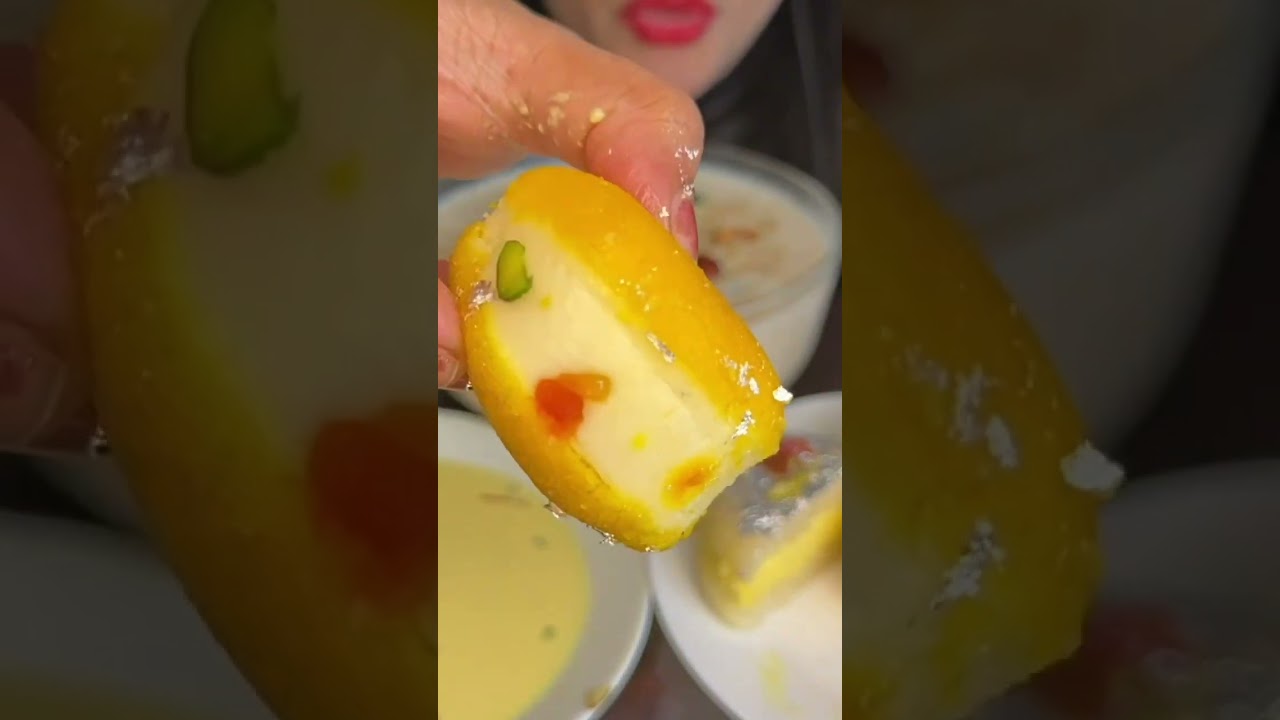 ASMR EATING RASMALAI+RASGULLA+KHEER,KALAJAMUN,GULABJAMUN