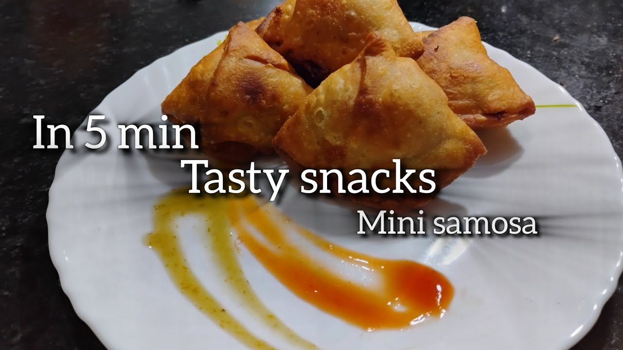 10 Minute Mini Samosa Recipe | Perfect Evening Snack