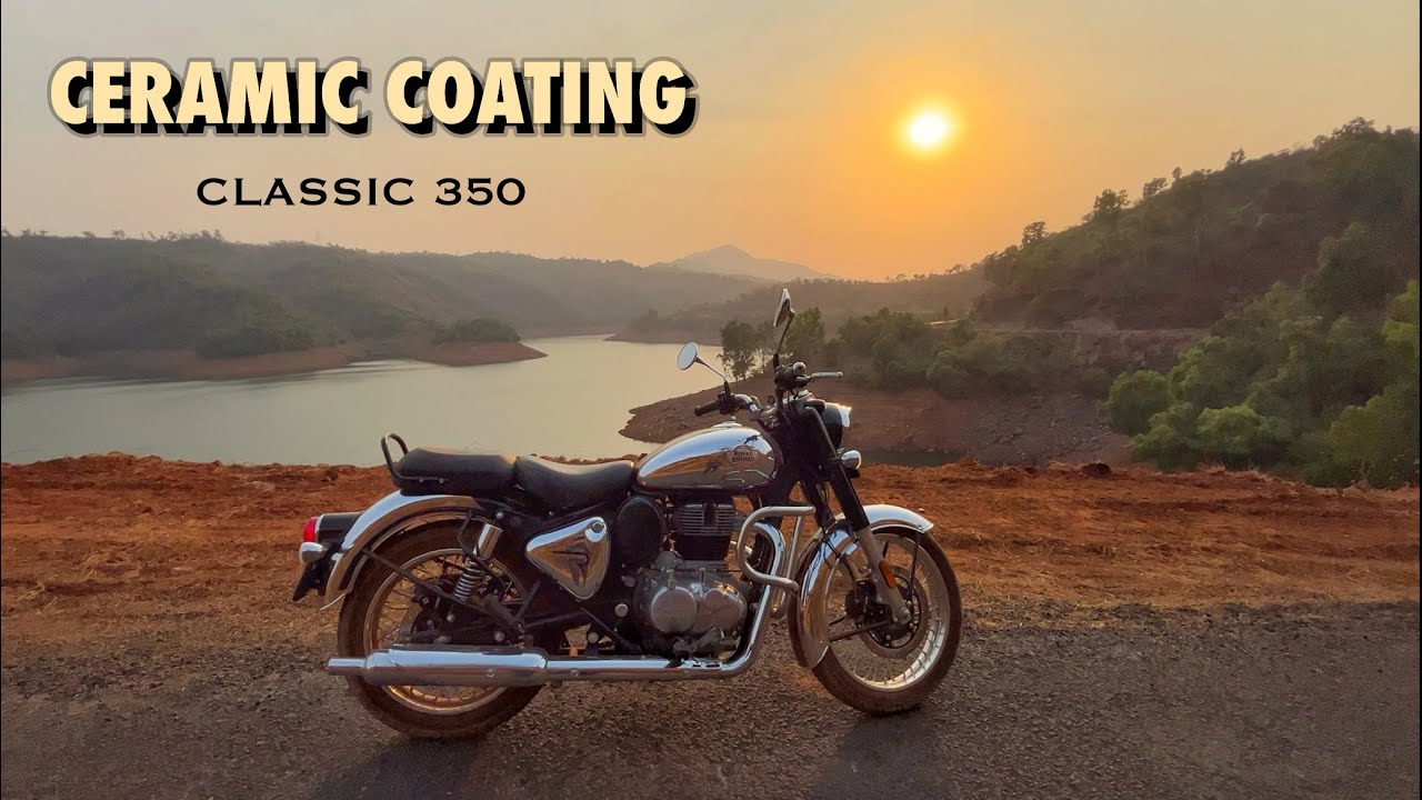 CERAMIC COATING | ROYAL ENFIELD CLASSIC 350 EMERALD GREEN | PEACEBYTE