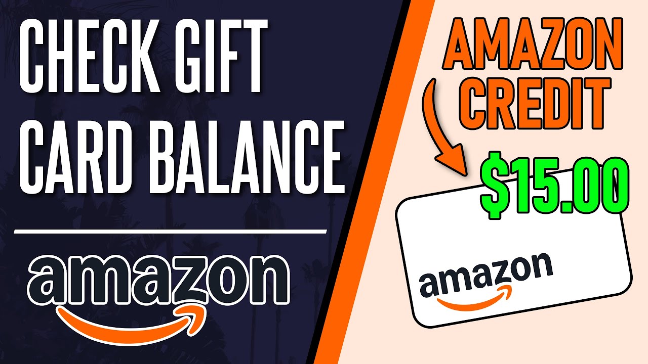 How to Check Amazon Gift Card Balance on Amazon Account (Desktop)
