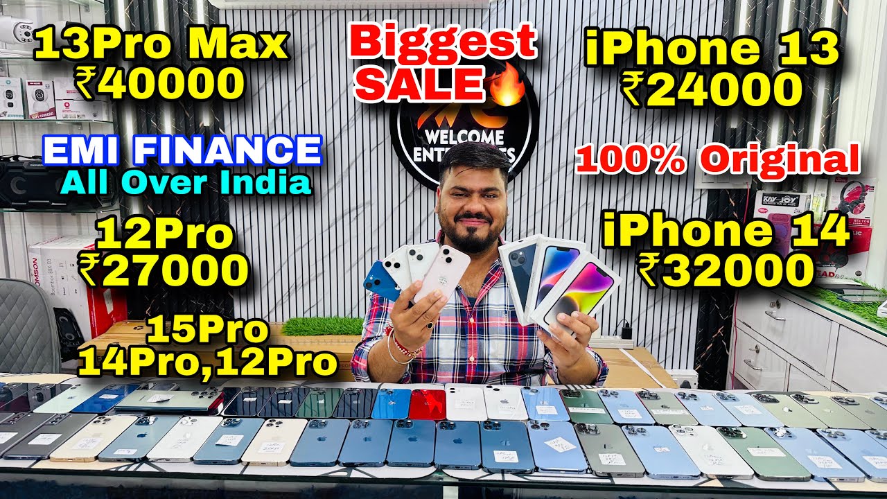 Biggest iPhone Sale Ever 🔥| Cheapest iPhone Market | Second Hand Mobile | iPhone 15 Pro iPhone 14
