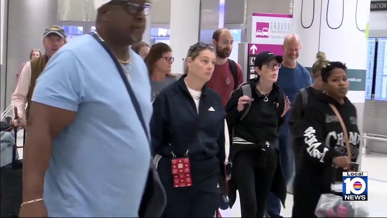Several flights cancelled at MIA as winter storm causes travel trouble
