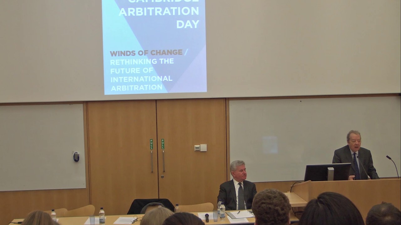Cambridge Arbitration Day 2017: Keynote speech: Yves Derains, Partner Derains & Gharavi