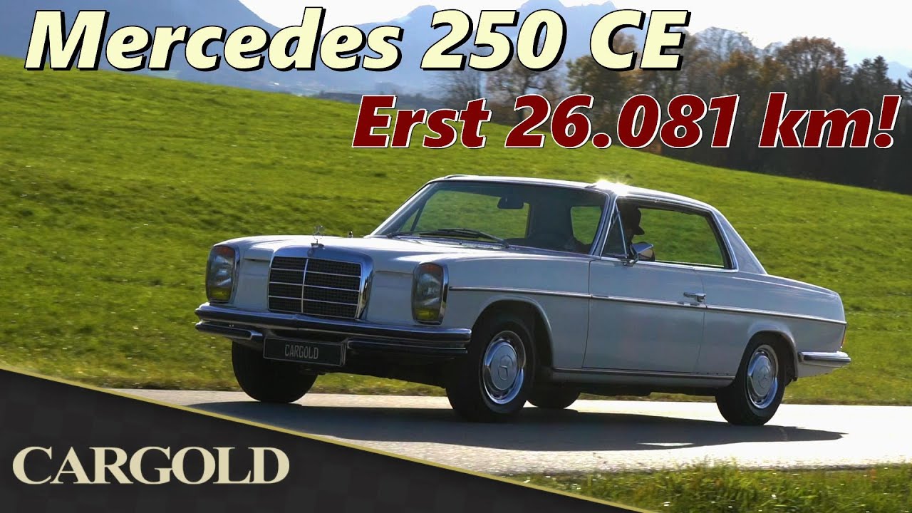 Mercedes 250 CE Strich 8 Coupé, 1971, wohl der beste W114 der Welt! Sensationeller Originalzustand!