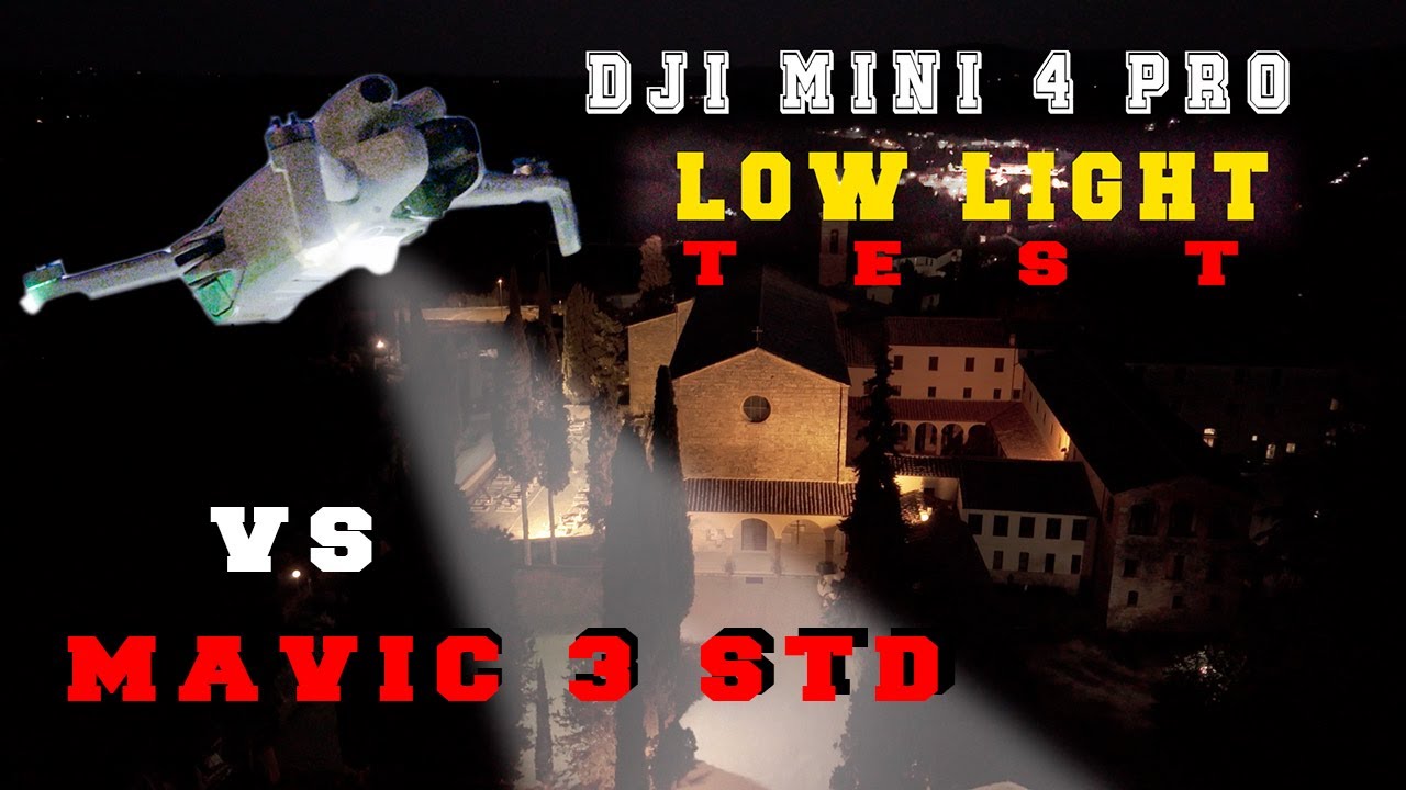 DJI MINI 4 PRO IN LOW LIGHT VS MAVIC 3