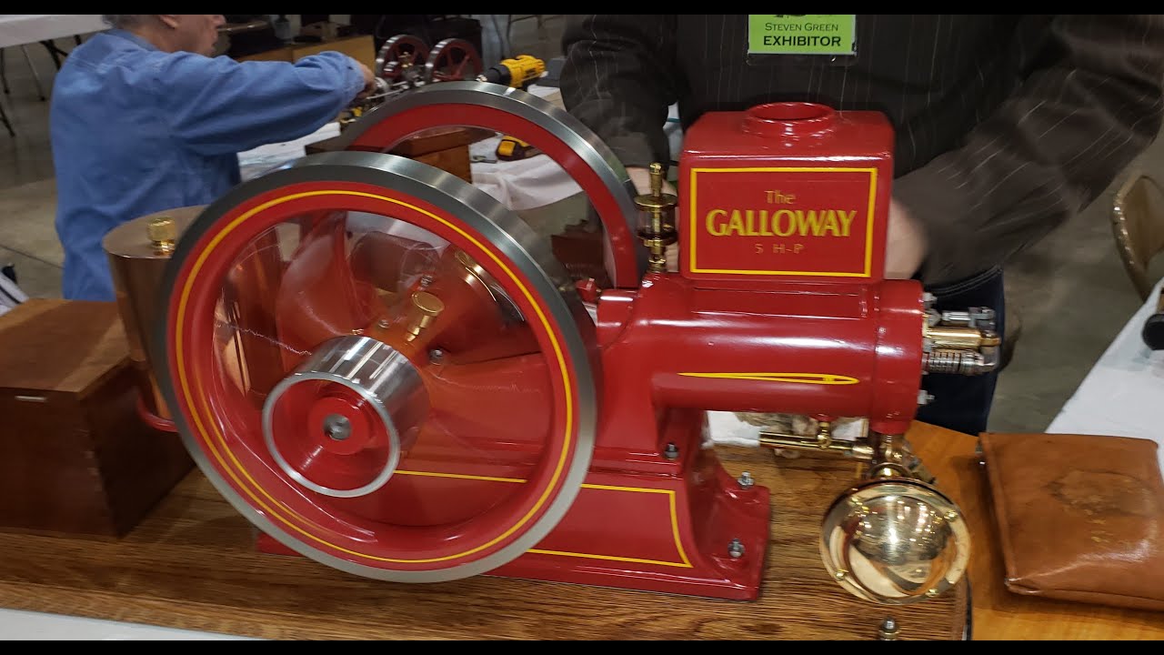 Cabin Fever Expo 2022 Part 1 World Class Model Engineering Show Running Scale Model Gas, Steam, and