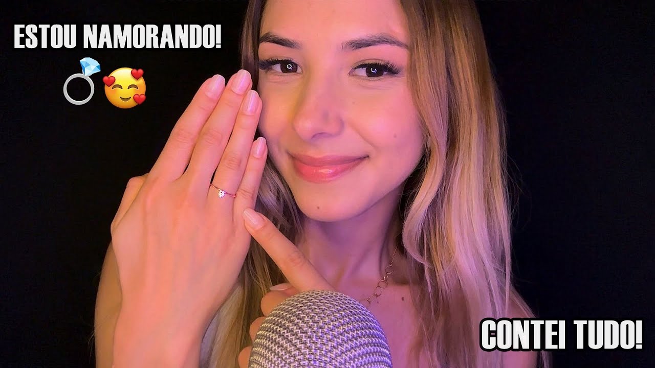 ASMR Respondendo perguntas polêmicas! Contei tudo sobre meu namoro 👩🏼‍❤️‍💋‍👨🏻 escondi de vocês?