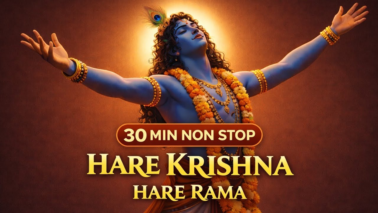 Hare Krishna Hare Rama Mahamantra | 30 min Soulful Chanting for Peace & Meditation (30 Min)