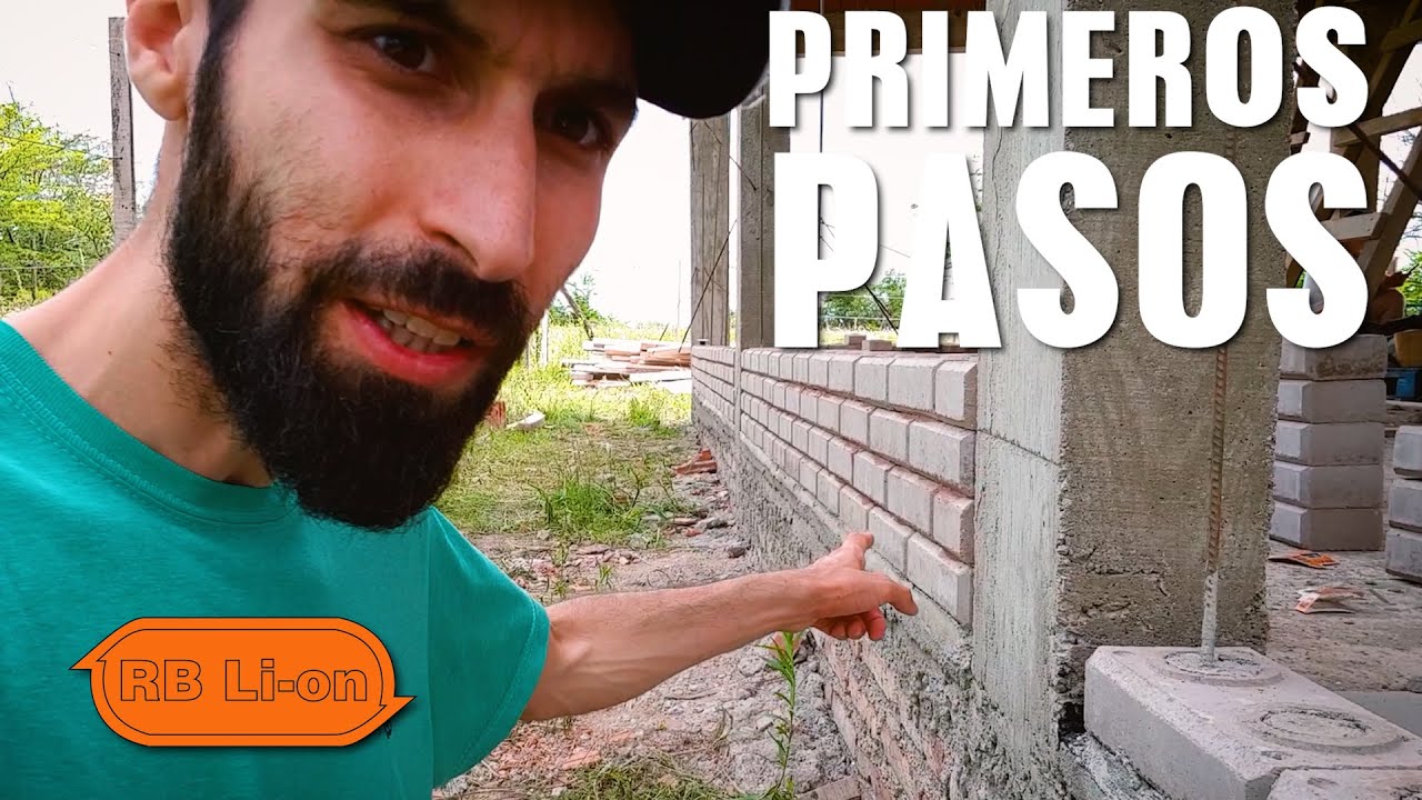 Vlog 02 - LEVANTANDO LAS PRIMERAS HILADAS (Construcción con ladrillos ecológicos BTC)