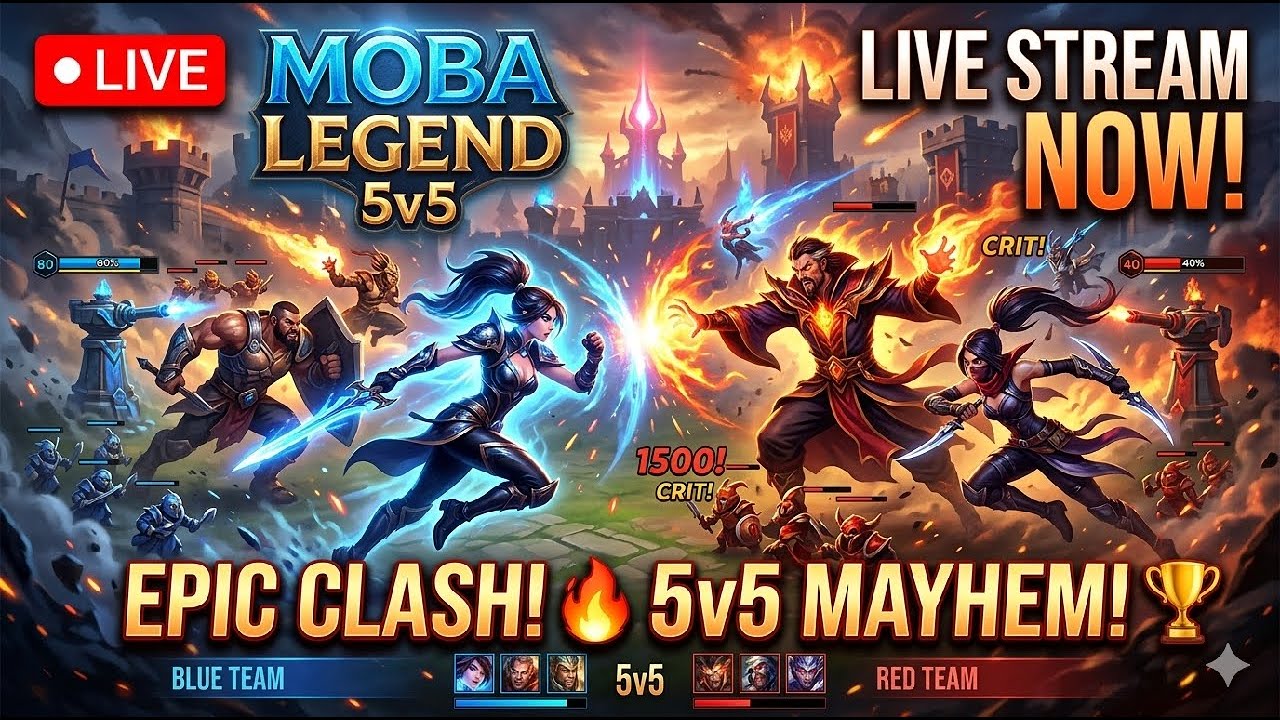 Mobile Legends 5v5 Live 🔴 | Rank Push With Squad | Intense MLBB Battles