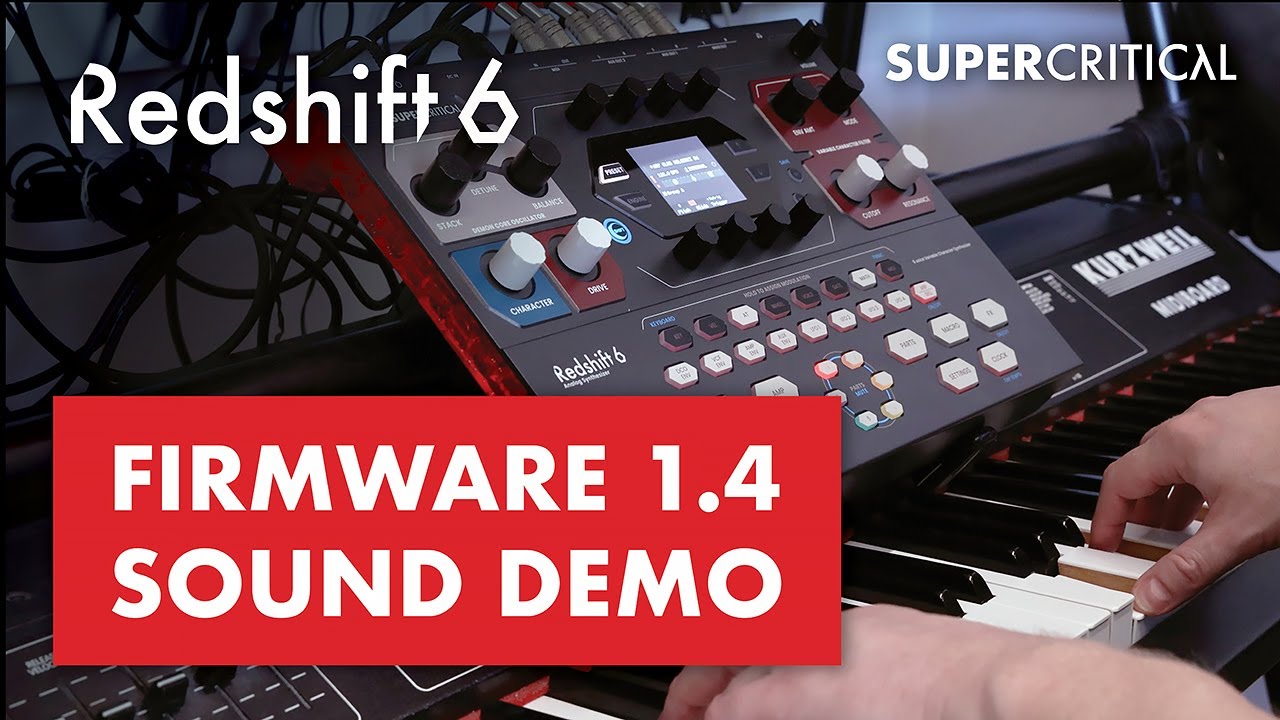Redshift 6 - Firmware 1.4 Sound Demo