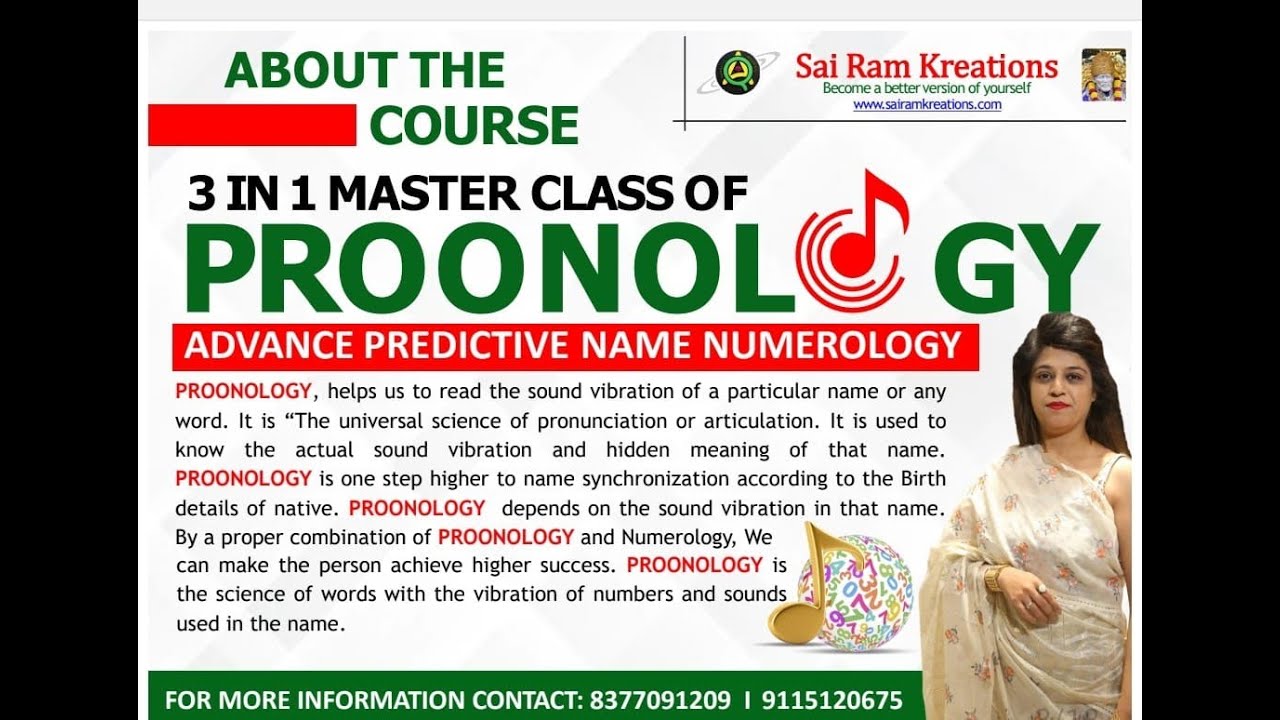 PRONOLOGY-LEARN TO CREATE LAKSHMI YOG IN NAME BY NAME DOCTOR SADHAN GULATI