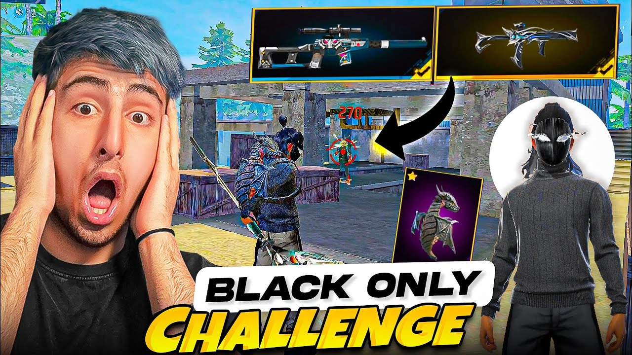 Всё чёрное😱 Возвращается только чёрный Cha9 [A_s Gaming] - Free Fire India