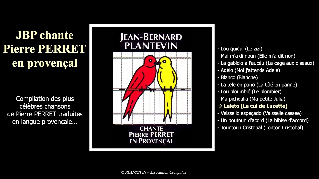 Leleto - Jean-Bernard PLANTEVIN (Le cul de Lucette - Pierre PERRET)