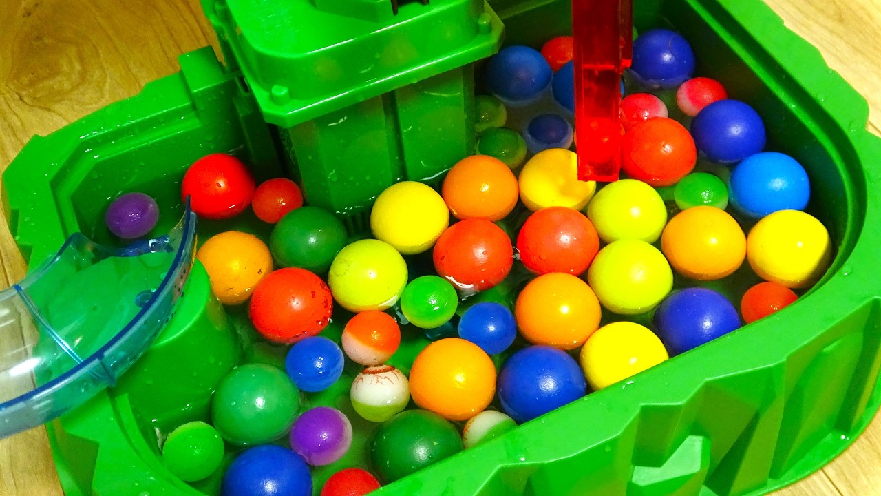 Marble Run Race ASMR☆Big Somen Slider & HABA Slope Healing Sound　ビッグそうめんスライダー　HABAスロープ　癒しの音