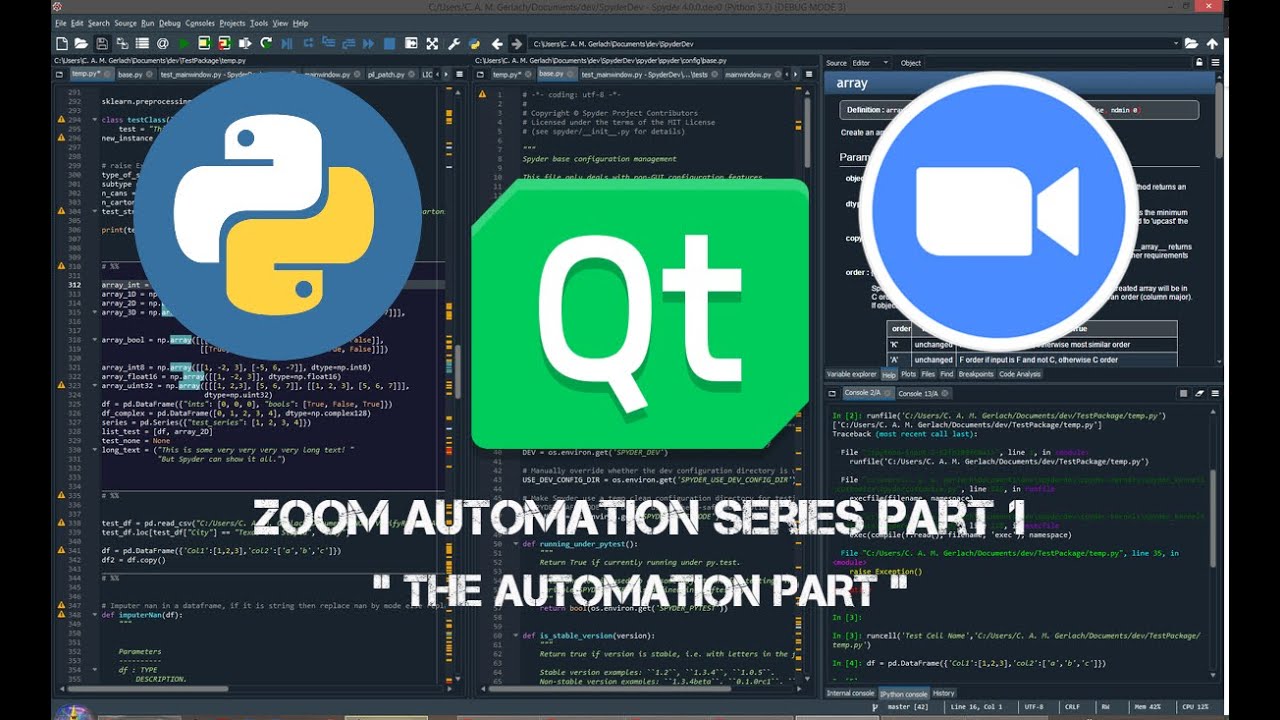 Creating an App to automate Zoom using only Python Part 1: 