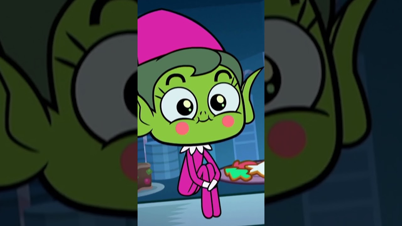 Elf on the Shelf! 🎄❄️ | Teen Titans Go! | @cartoonnetworkuk #shorts #christmas #animation