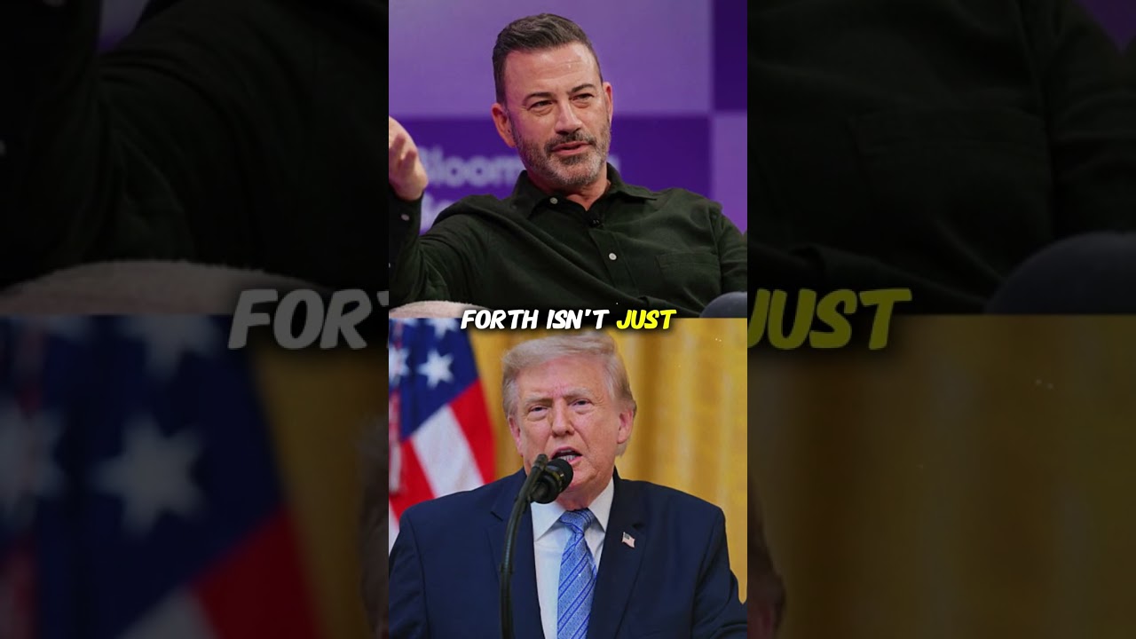 The Hidden Truth Behind the Trump-Kimmel Feud 📺🔥 #Shorts