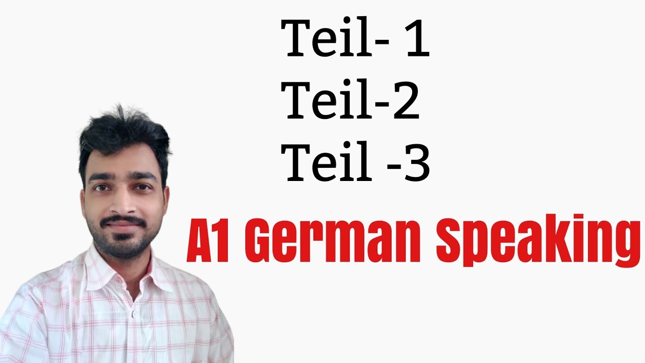 A1 GERMAN SPEAKING EXAM| German speaking skills Practice