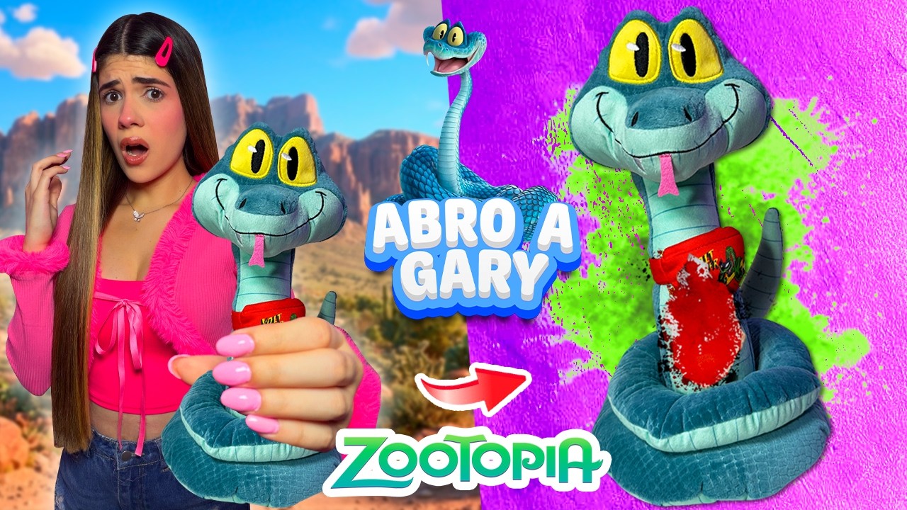 ABRÍ un PELUCHE de LA SERPIENTE🐍 de Zootopia y tenía una CÁMARA ESCONDIDA😵‍💫⚠️ | Ani Cat😻