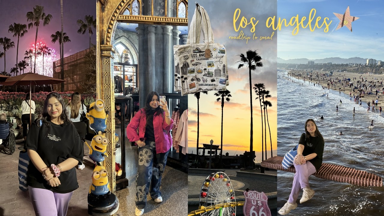 los angeles 🌴🌞 hollywood, santa monica, disney, universal, newport beach, oc zoo