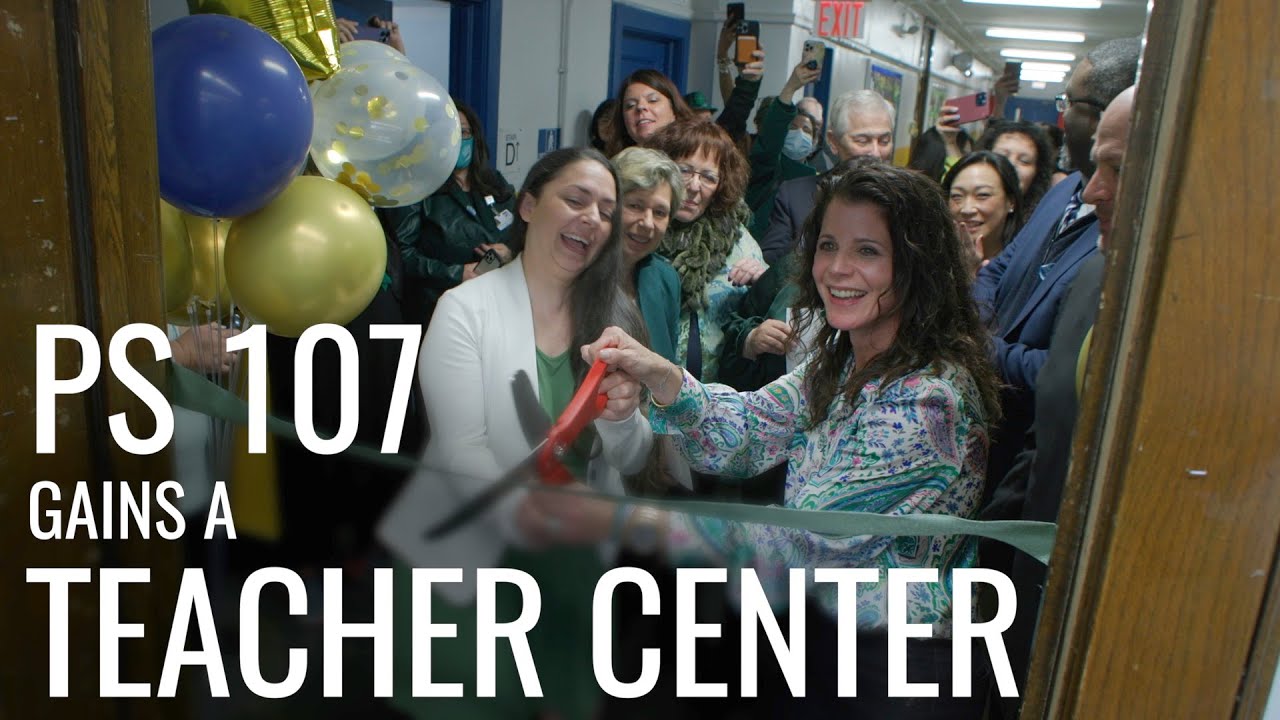 NYC PS107’s new Teacher Center