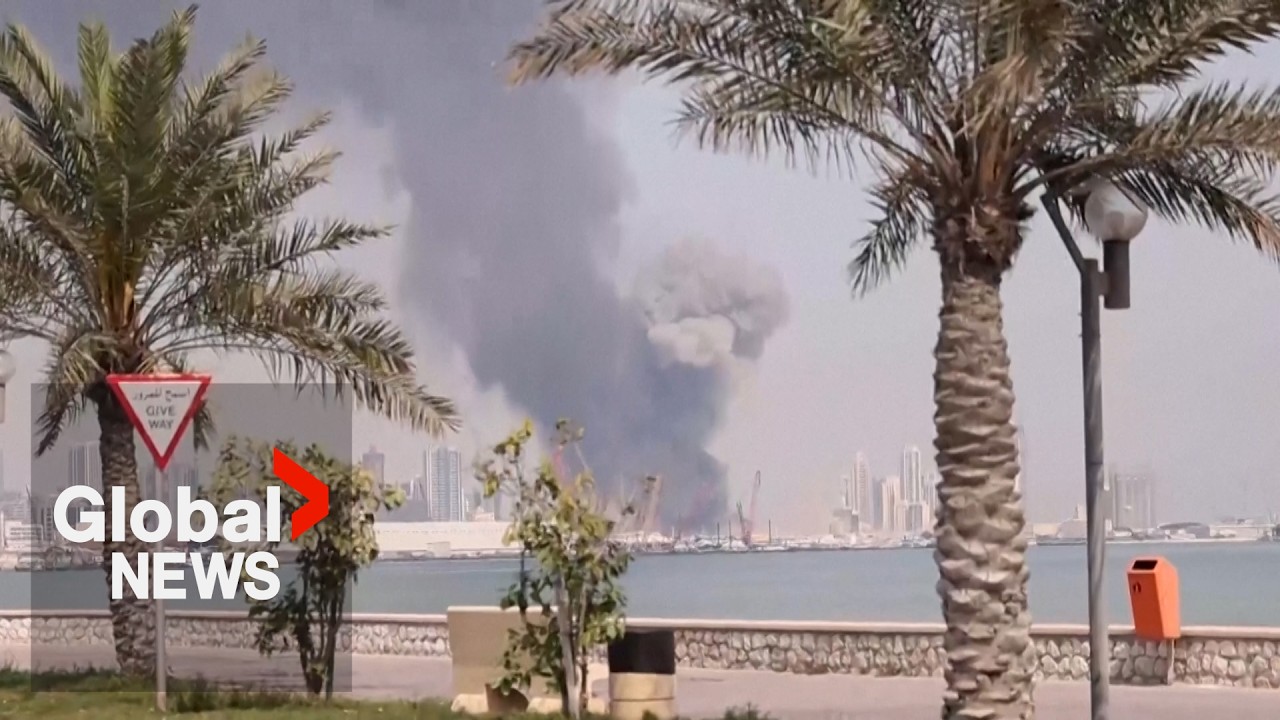 Missiles strike Bahrain, UAE as Iran retaliates for US-Israel assault