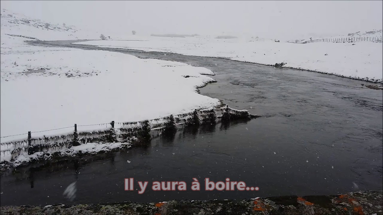 Film Nasbinals 26 janvier neige et vacances