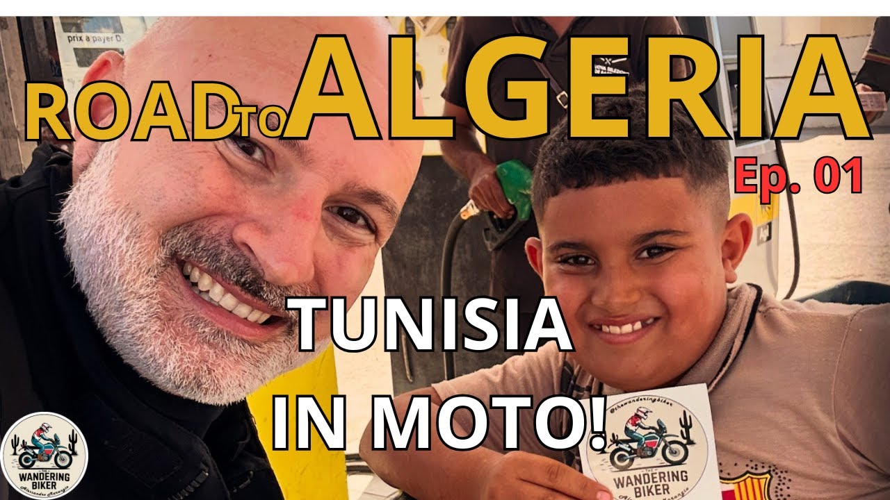 Viaggio in Moto in TUNISIA 🇹🇳 | Persone Meravigliose e Avventura | S1 - EP01 | ROAD TO ALGERIA